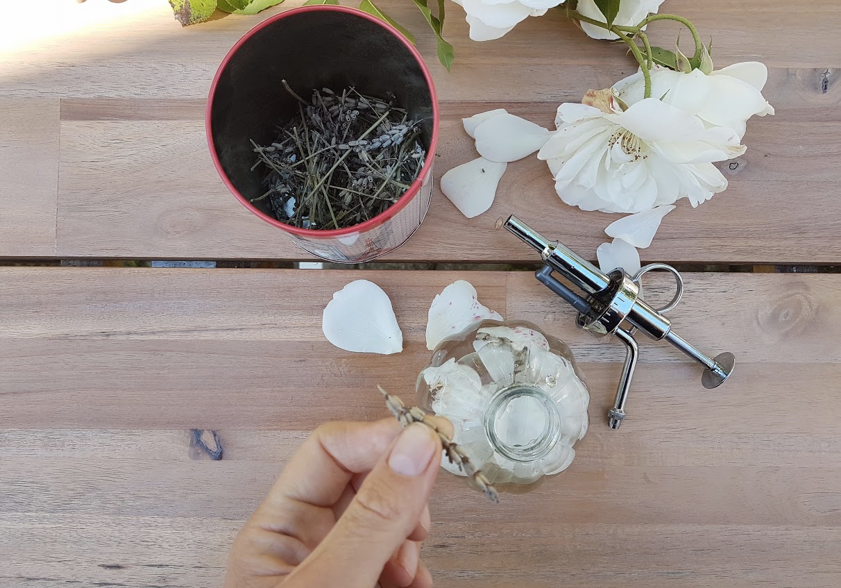 parfum maison fleurs lavande pétales rose